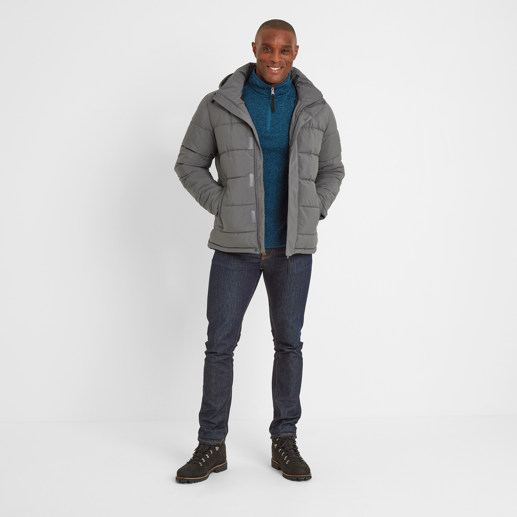 TOG24 Askham Mens Insulated Winter Jacket Padded Ultra Warm Longer ...
