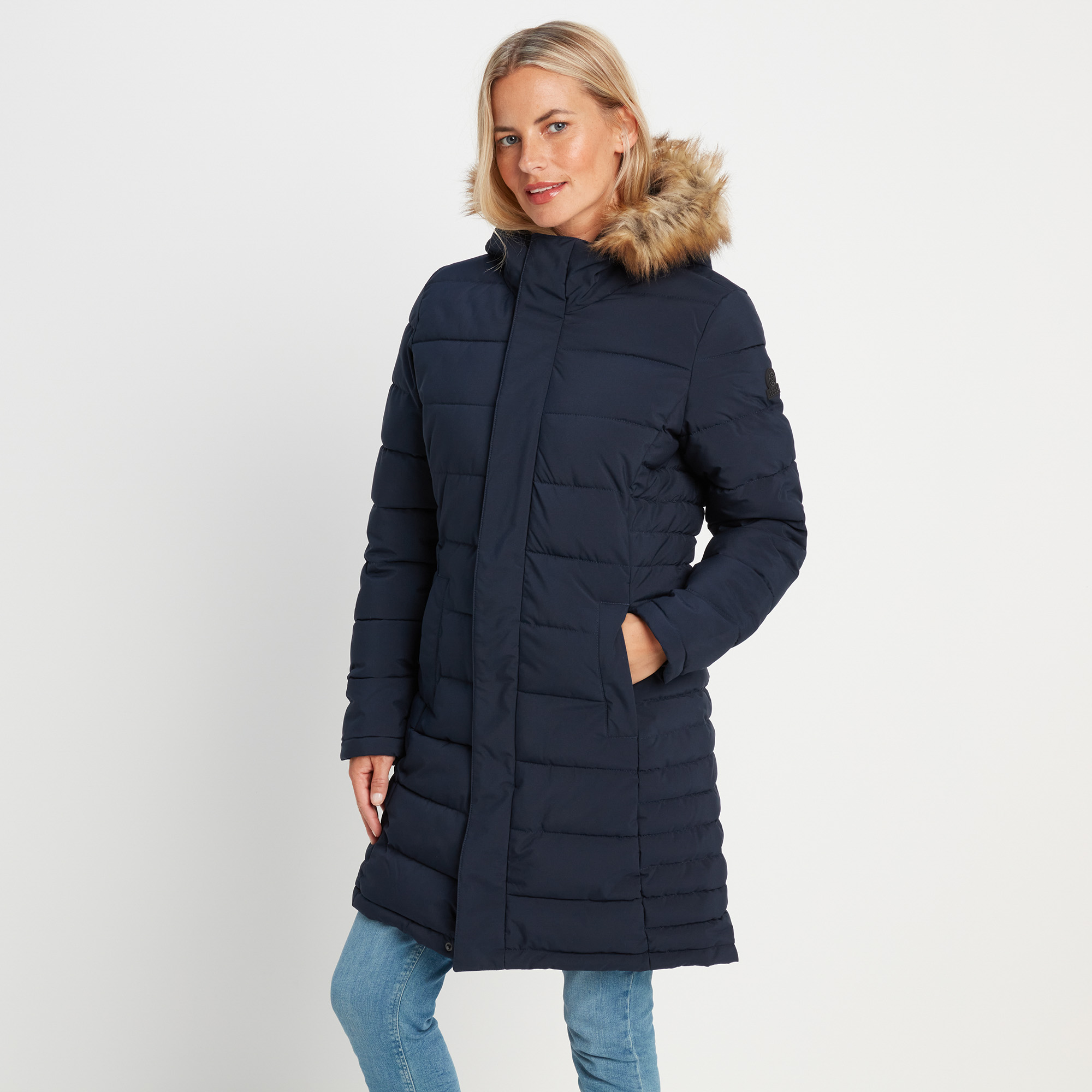 TOG24 Firbeck Womens Long Length Jacket Parka Winter Rain Resistant ...