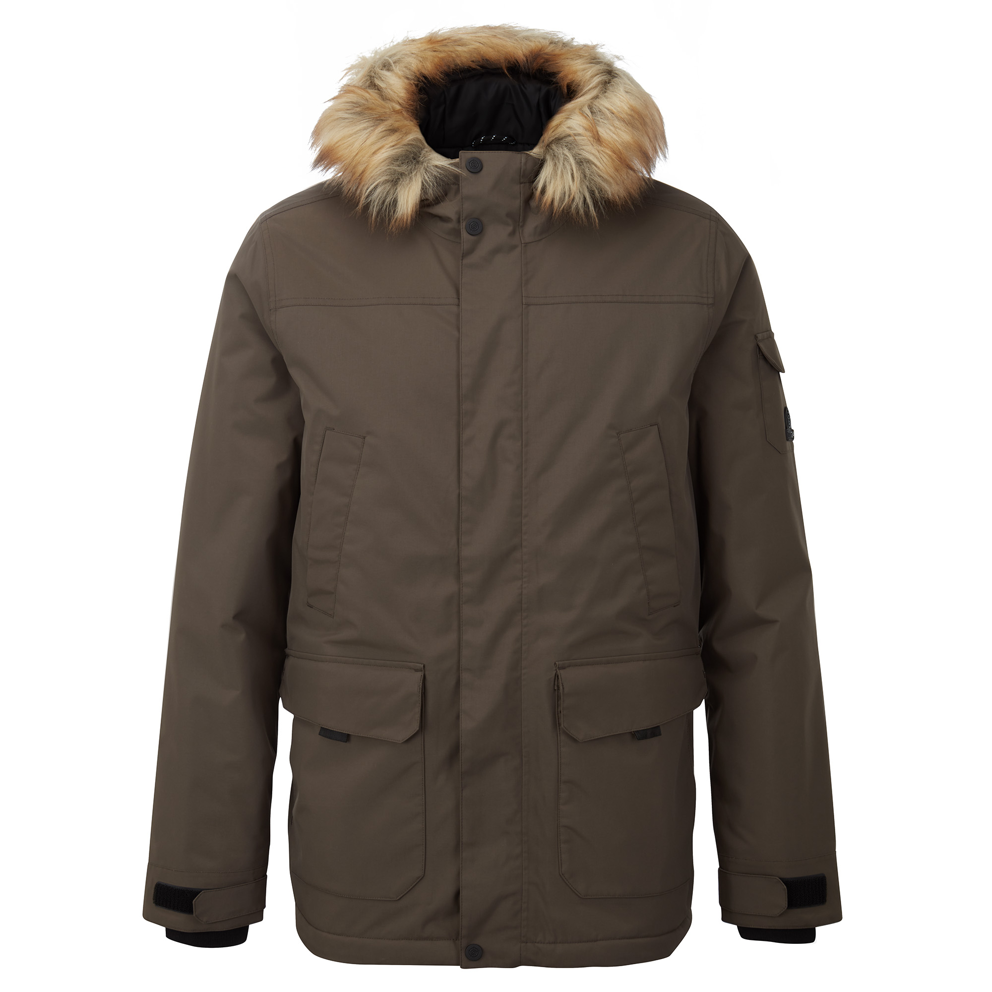 TOG24 Garrick Mens Waterproof Windproof Winter Parka Jacket Hooded Zip ...