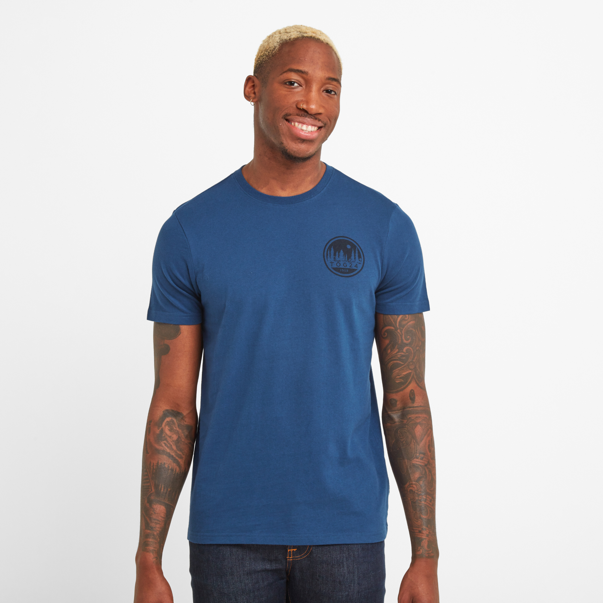 Mens T-Shirt TOG 24 Outdoors Logo Print 