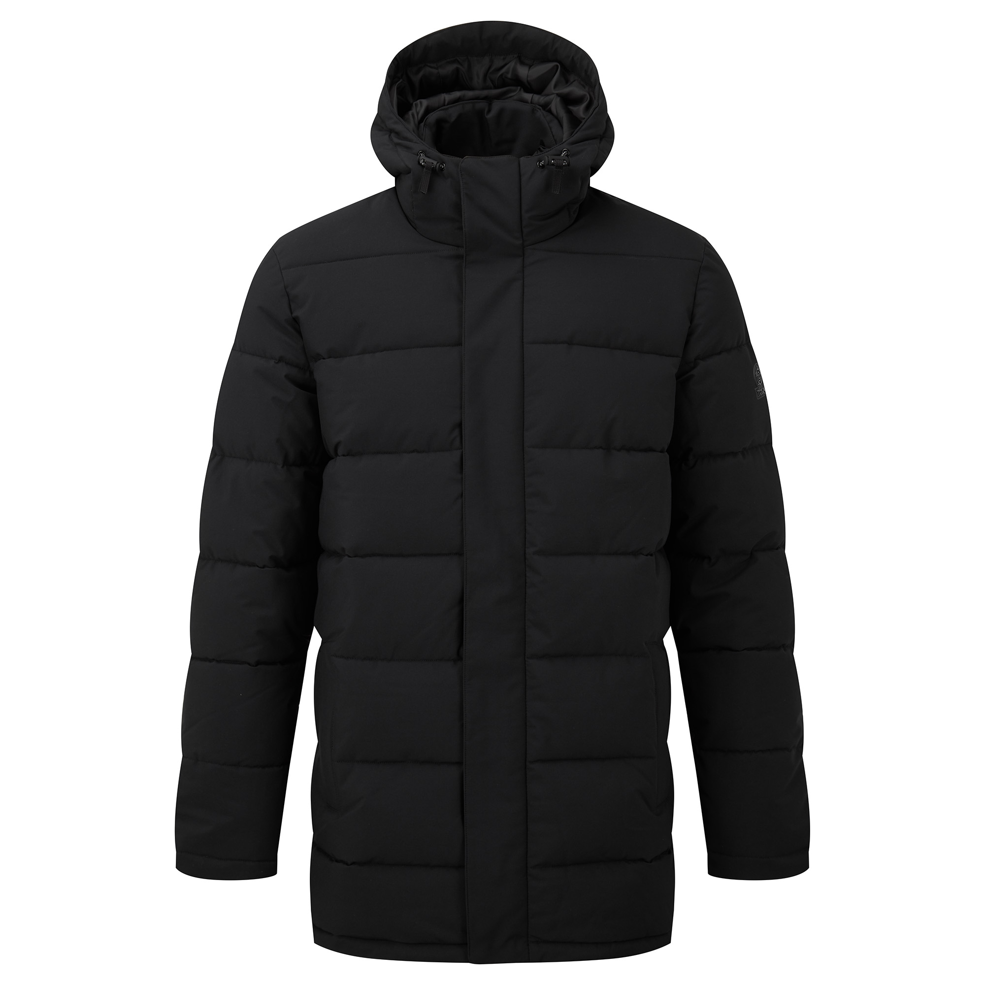 TOG24 Watson Mens Long Insulated Winter Jacket Thermal Hooded Ultra ...